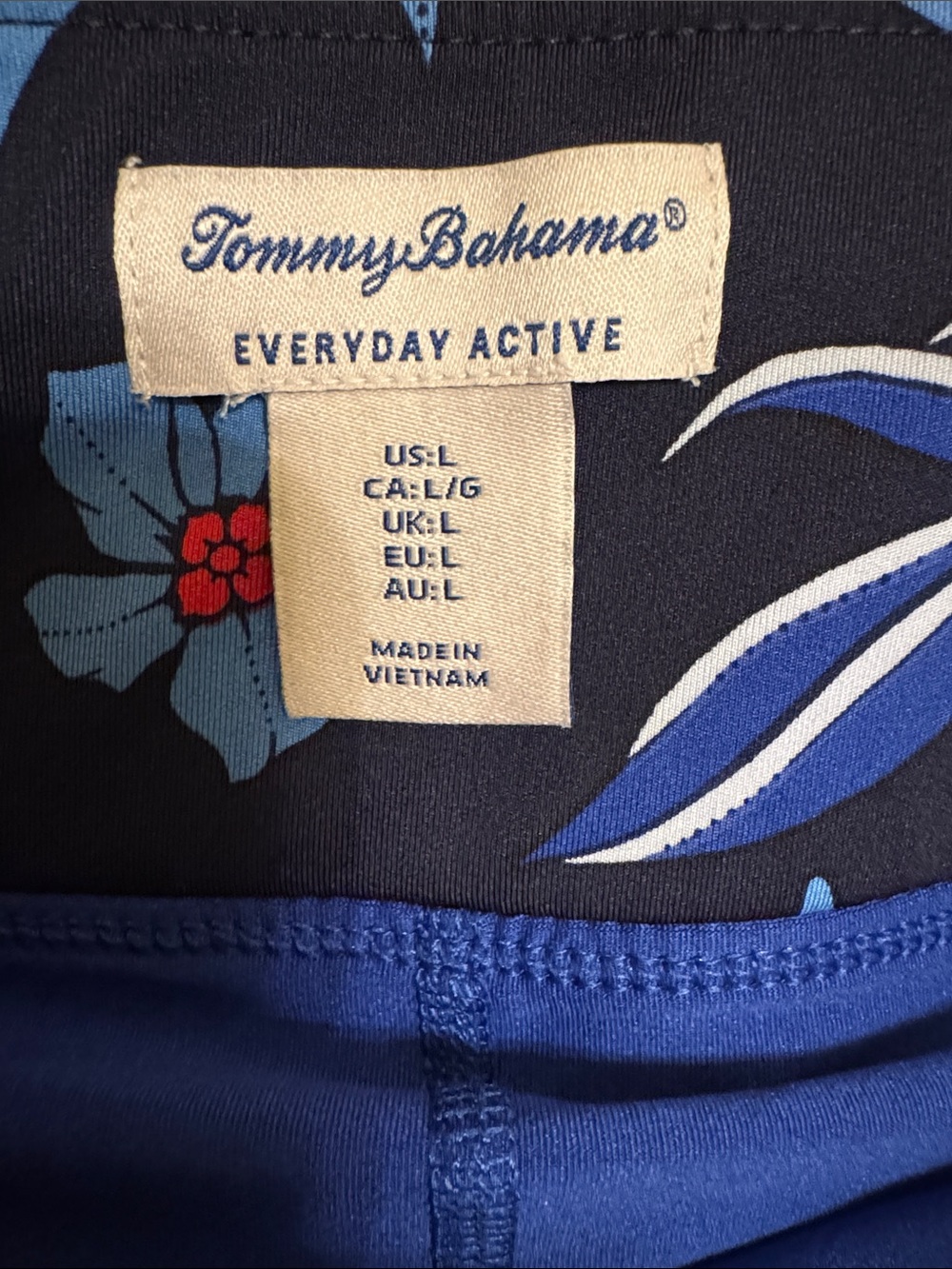 Tommy Bahama Navy & Blue Floral Skort - Picture 9 of 9